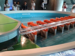 The Marina Barrage works (Simulator)