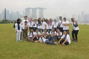 Group Photo at Marina Barrage