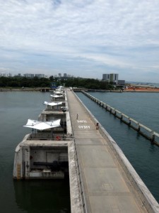 Marina Barrage Bridge